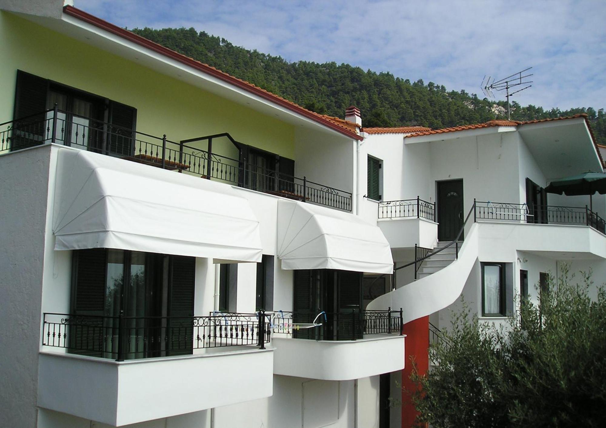 Golden Beach Inn Chrisi Ammoudia Zimmer foto